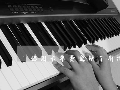信用卡年费逾期了有滞纳金吗
