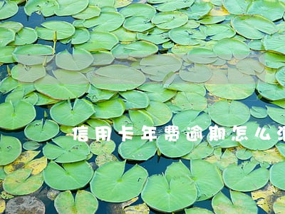 信用卡年费逾期怎么消除 信用卡年费逾期怎么消除
