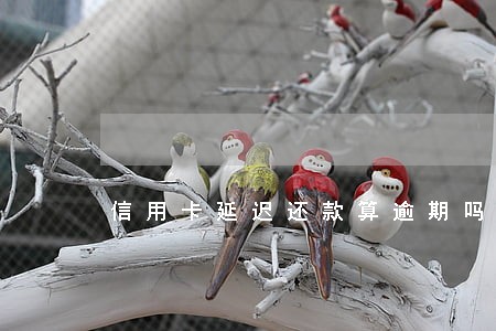 信用卡延迟还款算逾期吗 信用卡延迟还款算逾期吗