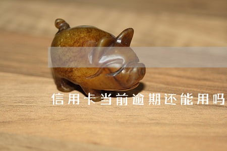 信用卡当前逾期还能用吗 信用卡当前逾期还能用吗