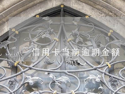 信用卡当前逾期金额 信用卡当前逾期金额