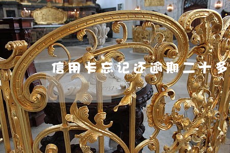 信用卡忘记还逾期二十多天 信用卡忘记还逾期二十多天