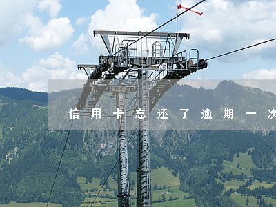 信用卡忘还了逾期一次怎么办 信用卡忘还了逾期一次怎么办