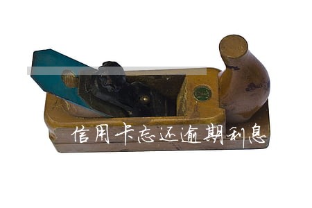 信用卡忘还逾期利息高怎么办 信用卡忘还逾期利息高怎么办
