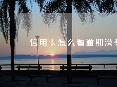 信用卡怎么看逾期没有 信用卡怎么看逾期没有