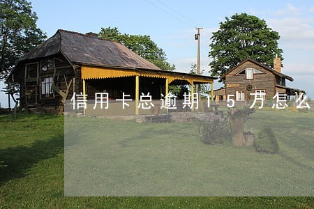 信用卡总逾期15万怎么办 信用卡总逾期15万怎么办