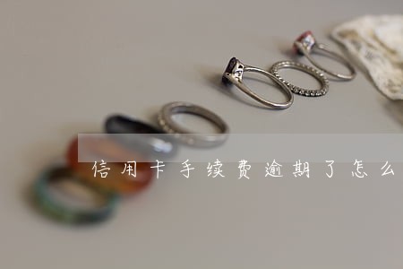 信用卡手续费逾期了怎么办