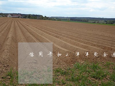 信用卡扣2年年费会逾期吗 信用卡扣2年年费会逾期吗