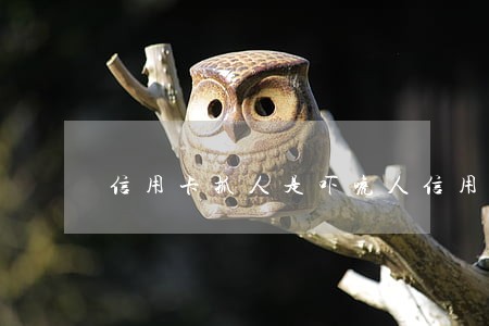 信用卡抓人是吓唬人信用卡逾期