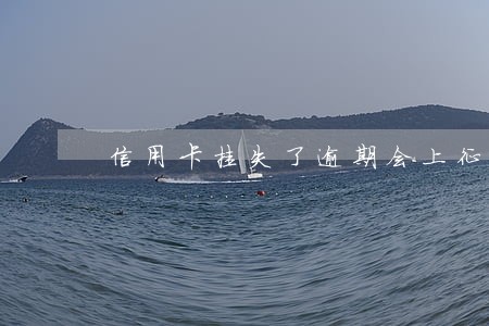 信用卡挂失了逾期会上征信吗