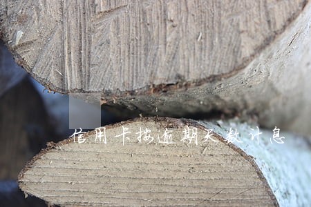 信用卡按逾期天数计息 信用卡按逾期天数计息