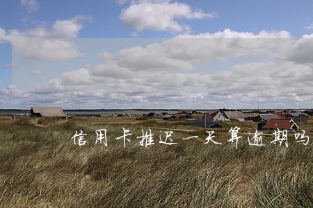 信用卡推迟一天算逾期吗