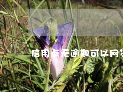 信用卡无逾期可以网贷吗