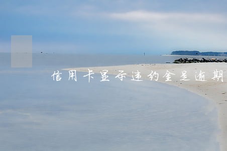 信用卡显示违约金是逾期了吗 信用卡显示违约金是逾期了吗