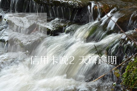 信用卡晚2天算逾期 信用卡晚2天算逾期