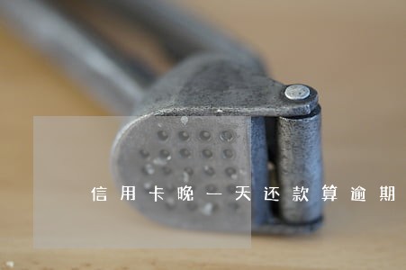 信用卡晚一天还款算逾期嘛 信用卡晚一天还款算逾期嘛