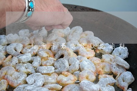 信用卡最低还款也逾期