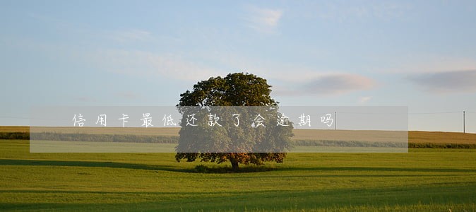 信用卡最低还款了会逾期吗