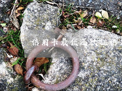 信用卡最低还款征信显示逾期 信用卡最低还款征信显示逾期
