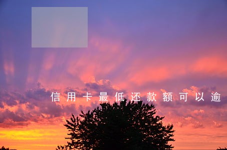 信用卡最低还款额可以逾期吗 信用卡最低还款额可以逾期吗