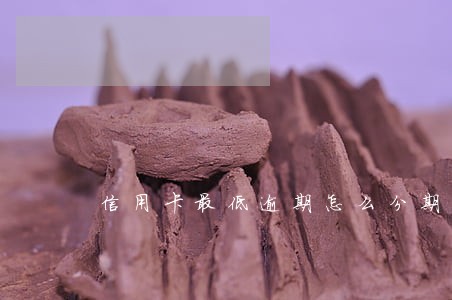 信用卡最低逾期怎么分期还 信用卡最低逾期怎么分期还