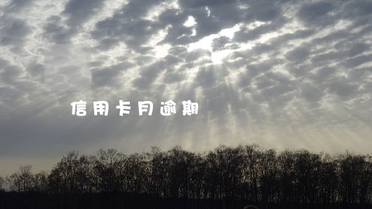 信用卡月逾期