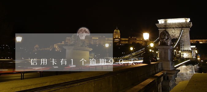 信用卡有1个逾期90天 信用卡有1个逾期90天
