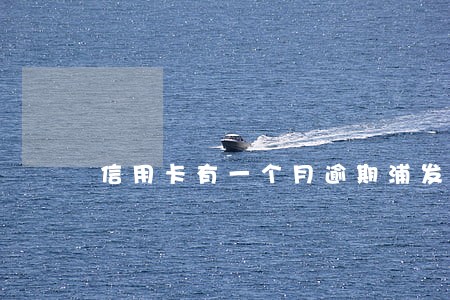 信用卡有一个月逾期浦发