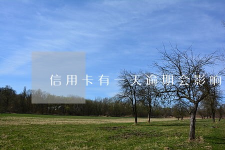 信用卡有一天逾期会影响征信吗 信用卡有一天逾期会影响征信吗