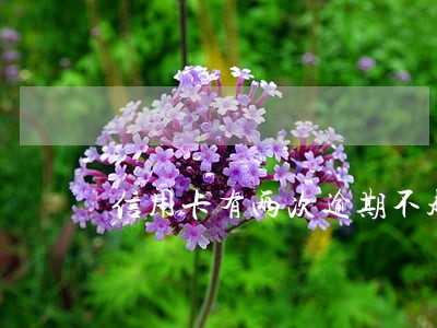 信用卡有两次逾期不超过90天 信用卡有两次逾期不超过90天