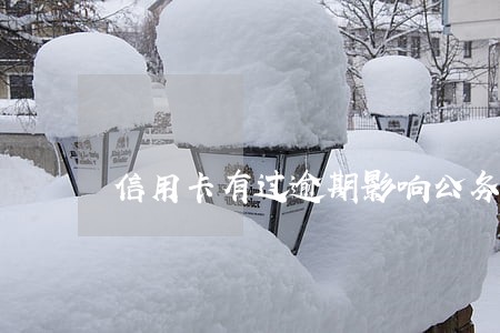 信用卡有过逾期影响公务员考试吗 信用卡有过逾期影响公务员考试吗
