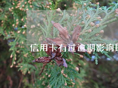 信用卡有过逾期影响民易贷么 信用卡有过逾期影响民易贷么