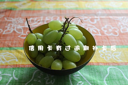 信用卡有过逾期补卡后 信用卡有过逾期补卡后