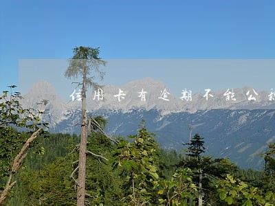 信用卡有逾期不能公积金贷款吗 信用卡有逾期不能公积金贷款吗
