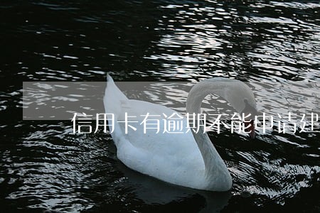 信用卡有逾期不能申请建行快贷
