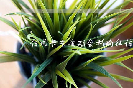 信用卡有逾期会影响征信么 信用卡有逾期会影响征信么
