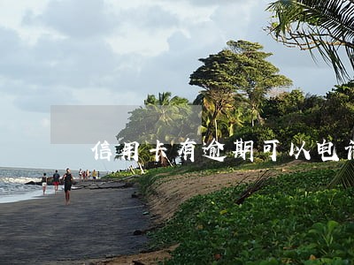 信用卡有逾期可以电话消除吗 信用卡有逾期可以电话消除吗