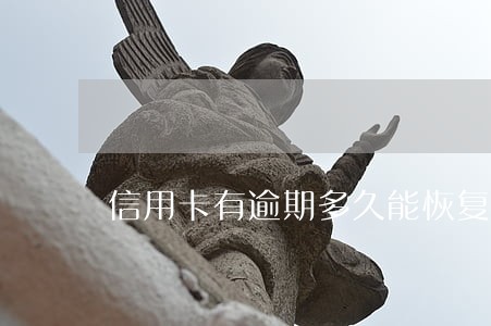 信用卡有逾期多久能恢复货款
