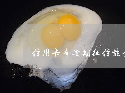 信用卡有逾期征信能查出来吗 信用卡有逾期征信能查出来吗