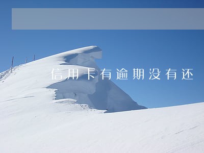 信用卡有逾期没有还 信用卡有逾期没有还