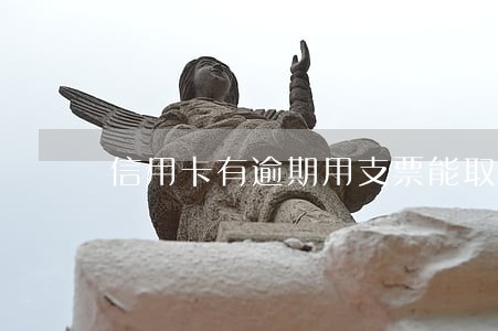 信用卡有逾期用支票能取钱吗 信用卡有逾期用支票能取钱吗