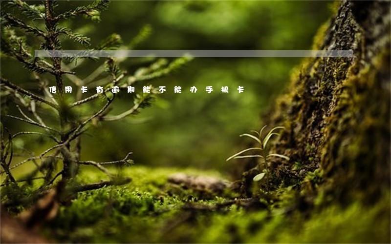 信用卡有逾期能不能办手机卡