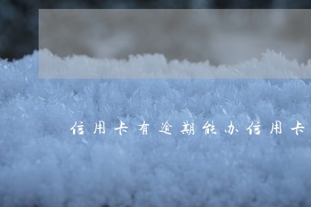 信用卡有逾期能办信用卡么