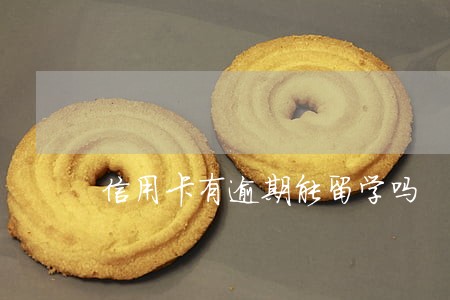 信用卡有逾期能留学吗