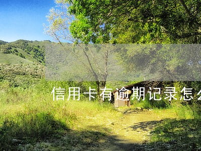信用卡有逾期记录怎么申请消除 信用卡有逾期记录怎么申请消除