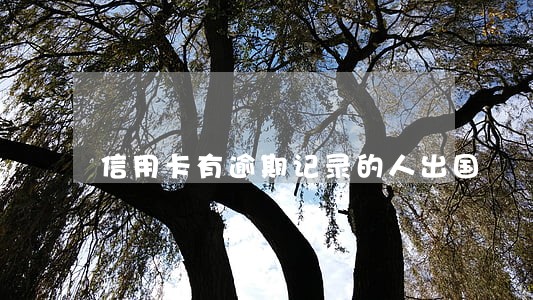 信用卡有逾期记录的人出国