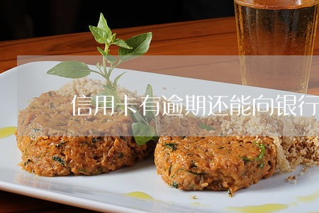 信用卡有逾期还能向银行贷款吗
