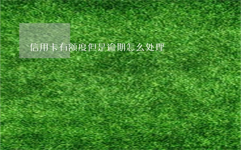 信用卡有额度但是逾期怎么处理 信用卡有额度但是逾期怎么处理