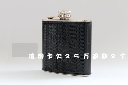 信用卡欠25万逾期2个月 信用卡欠25万逾期2个月