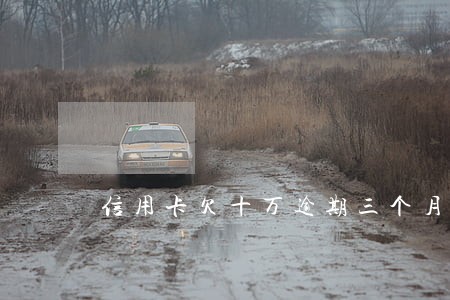 信用卡欠十万逾期三个月